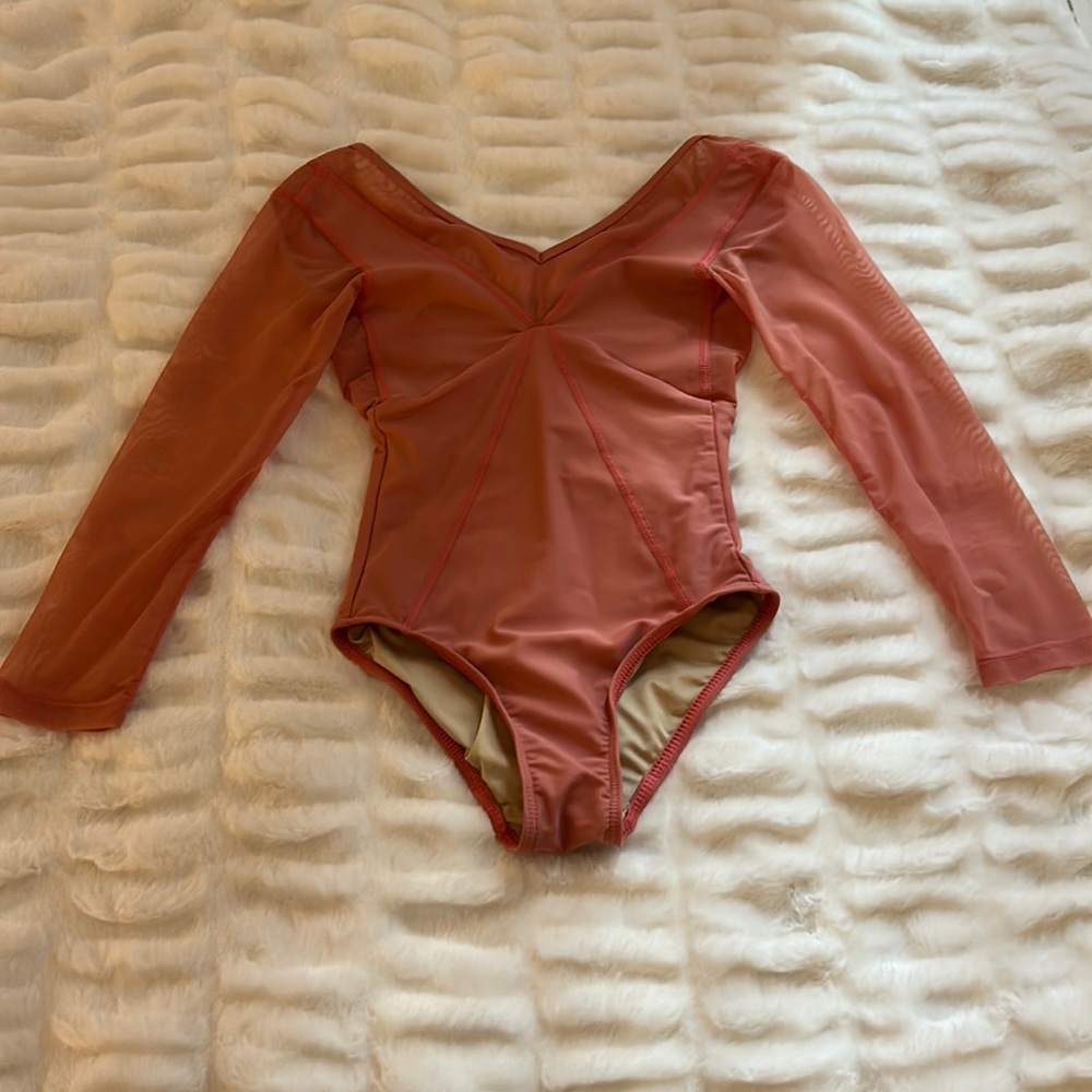 ✨Claudia Dean Stunning Dusty Rose Pink Leotard!!💗